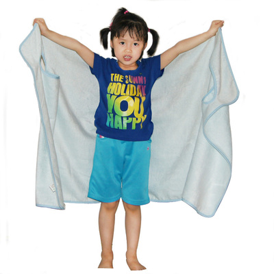 清雅居  竹纤维儿童可穿浴巾 超强吸水抗菌抑菌 正品 包邮