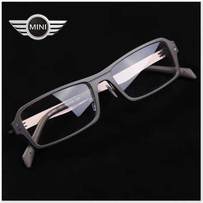 正品宝马MINI迷你全框 男女款近视眼镜架 超轻钨钛镜框M5503 包邮
