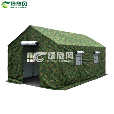 绿旋风加强型 防雨迷彩帐篷、正品棉帐蓬、野外工程施工工地帐篷