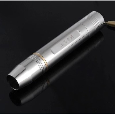 CREE照玉专用不锈钢强光手电筒玉石赌石 可充电强光灯翡翠玛瑙