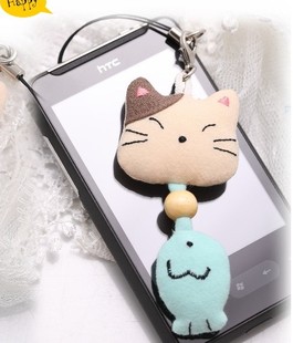 12月 kiro猫可爱奇乐猫韩版精致小物 包包吊饰挂件手机挂件