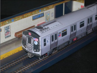 手工diy 益智剪纸 仿真地铁站 地铁场景建筑 3D立体拼装 纸模型