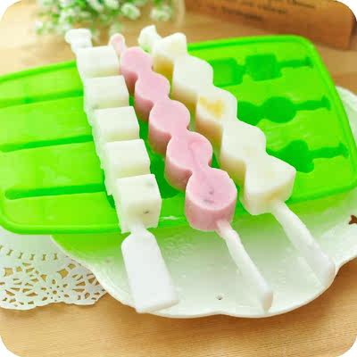 食品级硅胶创意硅胶大冰格 制冰盒 冰糖葫芦冰格 雪糕模具模型