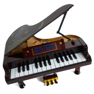 高档仿真钢琴可弹奏 早教迷你小钢琴电子琴 婴幼儿童乐器音乐玩具