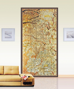 特价产品 工艺玻璃 深雕玻璃 艺术玻璃电视背景墙 正品叠翠流金