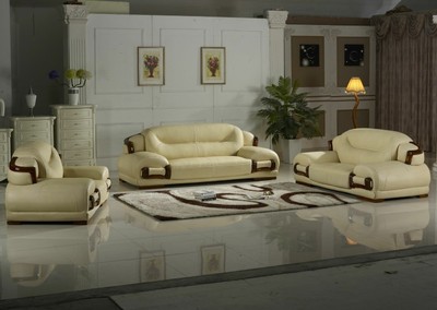 头层牛皮沙发大户型真皮沙发 厚皮客厅组合沙发A936 欧式实木沙发