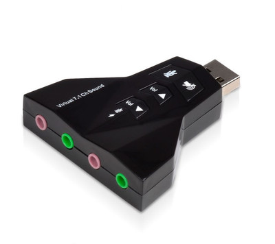 包邮 战机USB7.1声卡 外置独立 双声道 声卡 情侣声卡 大厂芯片