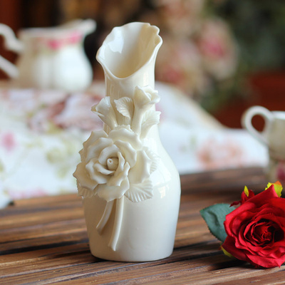 欧式雕花小花瓶装饰花瓶小清新花瓶乔迁礼物买一送一