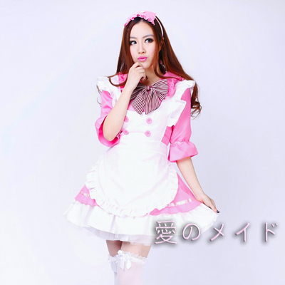 八色 Cosplay日本女仆装 动漫展服装 lolita公主 制服呢