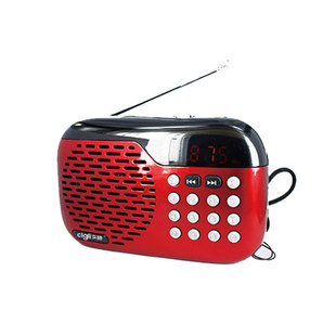 实捷S969紫光T551 便携式插卡小音箱 数字点播机 收音机 唱戏机