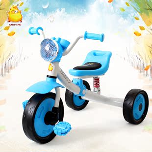 儿童三轮自行车婴儿童玩具车可坐带音乐小孩脚踏车男女童玩具车子