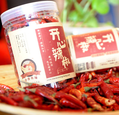 北京小吾农场 干红辣椒 有机方式种植 100g