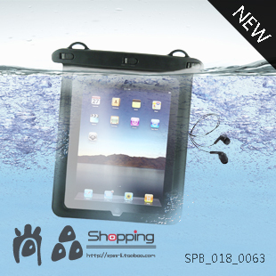 IPad平板电脑音乐放水防水袋 附入耳式防水耳机 12寸游泳潜水拍照