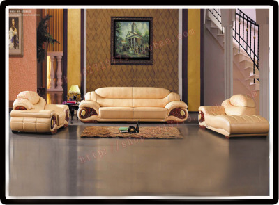 大户客厅组合简约沙发 品牌头层厚牛皮欧式沙发 高档别墅真皮沙发