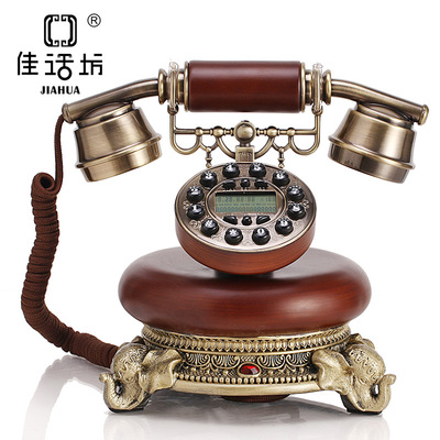 仿古电话机欧式电话机新款高档创意座机家用复古电话机来电显示