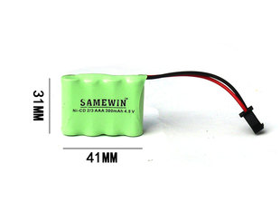 遥控车电池 4.8V 300mAh 充电电池-玩具摇控车专用电池