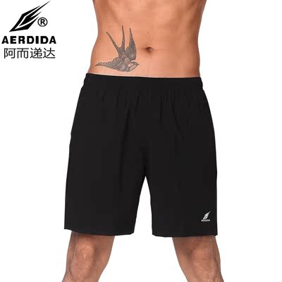 正品 夏季运动短裤 男宽松跑步短裤羽毛球裤 速干健身篮球五分裤
