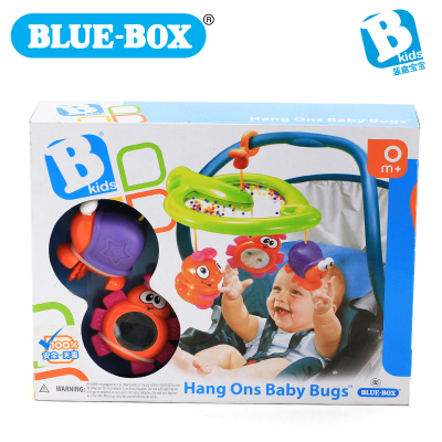 Bluebox 蓝盒宝宝玩具 环保婴儿床铃床挂 婴儿车虫虫吊架073706