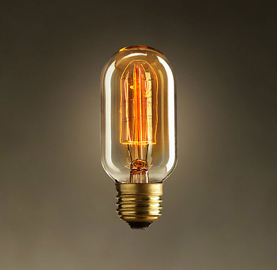 爱迪生长笛灯泡复古老灯泡个性创意灯泡E27螺旋装饰灯泡5支包邮