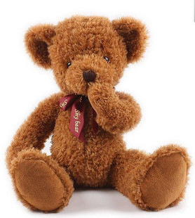 可爱害羞熊公仔 磁铁熊 泰迪熊 毛绒玩具布娃娃玩偶情人节礼物女