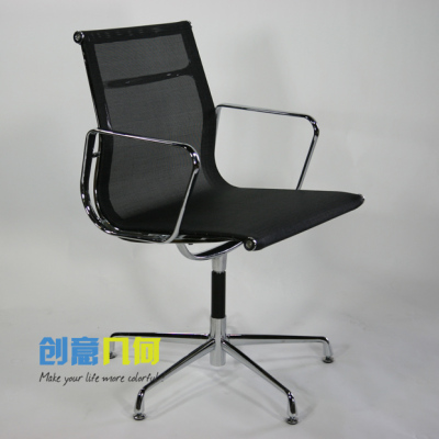 Eames 伊姆斯特价网布电脑椅时尚办公转椅铝合金家用职员转椅