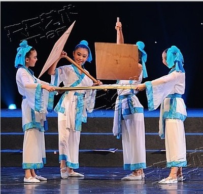 2014儿童少儿中学生古装书童服汉服三字经弟子规古诗演出表演服