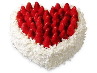 8寸德州慢城蛋糕店-德州水果蛋糕德州生日蛋糕德州鲜奶-草莓之恋