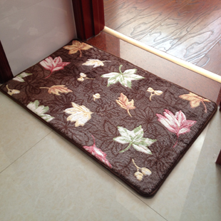 珊瑚绒印花地毯 可水洗 客厅卧室 门厅 玄关 飘窗 地垫