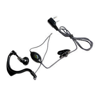 【堡利斯通】TK花布线耳机 对讲机编织耳机线 布线耳麦 带麦克风