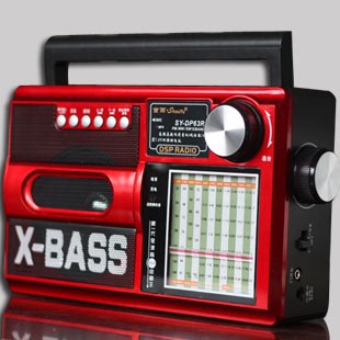 首雨DP63R 台式DSP全波段收音机 收音机录音  USB SD遥控 收音机