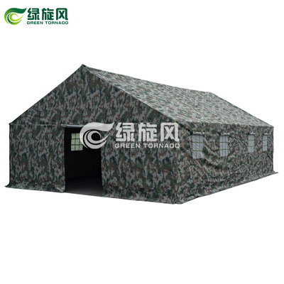 绿旋风 4X8米加强型防寒棉帐篷、野外工程施工帐篷、冬暖夏凉帐篷