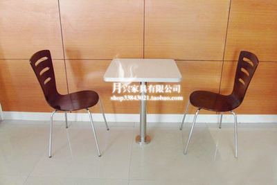 包邮超值厂家直销上海2013餐台桌面肯德基快餐桌椅防火板新品特价