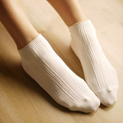 风物札记丨日本订单 古早色素色细针浅口袜子  短船袜 全棉四季穿