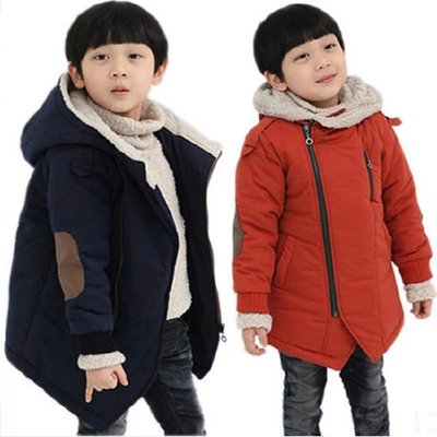 男童外套棉衣2015新款冬装韩版儿童加厚加绒小宝宝棉袄儿童外衣