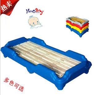 儿童双人塑料木板床幼儿塑料床幼儿园专用床儿童床幼儿午休床