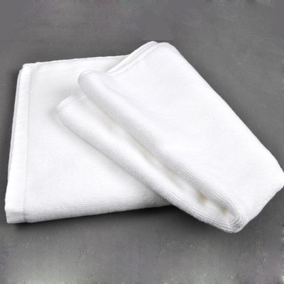宾馆酒店洗浴中心专用毛巾批发双股线加厚加大纯棉毛巾白色面巾
