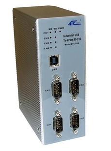 ATC-804 工业级USB转4口RS-232转换器