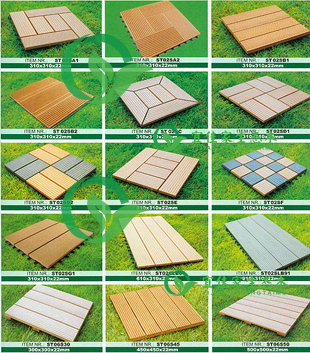 塑木木塑户外地板 塑木DIY拼接地板 码头花园露台阳台防腐木地板