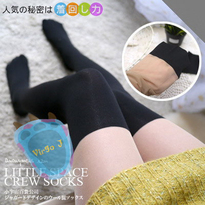 买3送短袜~100%日本大牌 薄透假高筒丝袜 拼接连裤袜
