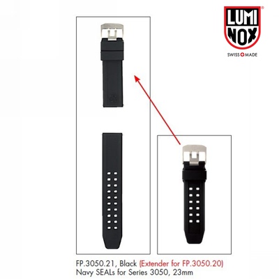 瑞士原装正品luminox3050系列橡胶表带，鲁美诺斯44mm表盘可用