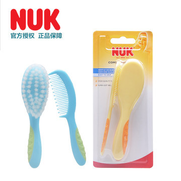 NUK 安全梳子 NUK 型号 其他 40.256.702(蓝色,黄色,两色随机发)