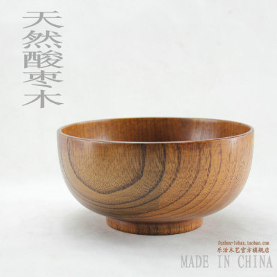 天然实木大碗/环保大面碗  饭碗 木碗大号 日式木碗 木碗日本