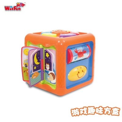 英纷-益智玩具智力方盒0-1岁婴儿幼儿宝宝多功能音乐游戏趣味0715