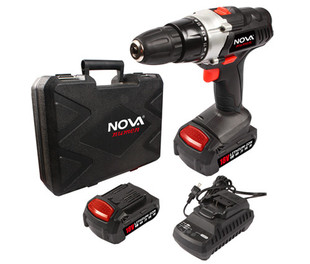 新款NOVA锂电18V充电电钻手电钻工具无极变速NL22-1802电动工具