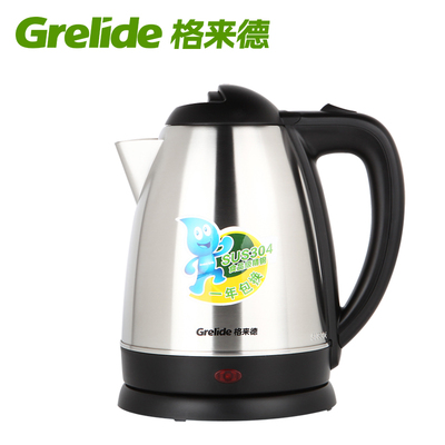 Grelide/格来德 WWK-1805S电水壶全不锈钢电热水壶烧水壶 1.8L