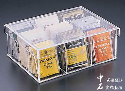 透明亚克力板材批发定制桌面储物盒茶叶茶包咖啡包收纳盒子分隔盒
