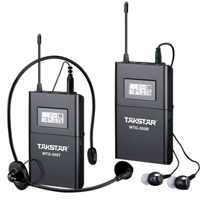 得胜 WTG-500无线导游讲解器传声系统同声传译电教摄像采访无线麦