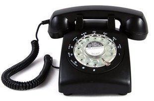 旋转式电话仿古复古老式拨盘转盘古董电话机 黑色旋转拨盘拨号盘