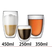 正品bodum波顿 耐热玻璃双层杯 蛋形杯 啤酒杯/果汁杯/咖啡杯特价