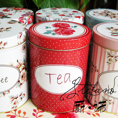 铁盒大号茶叶盒花茶包装罐茶叶桶 零食干果杂粮收纳罐储物罐